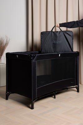 Beemoo CARE Reiseseng Inkl. Madrass, Black