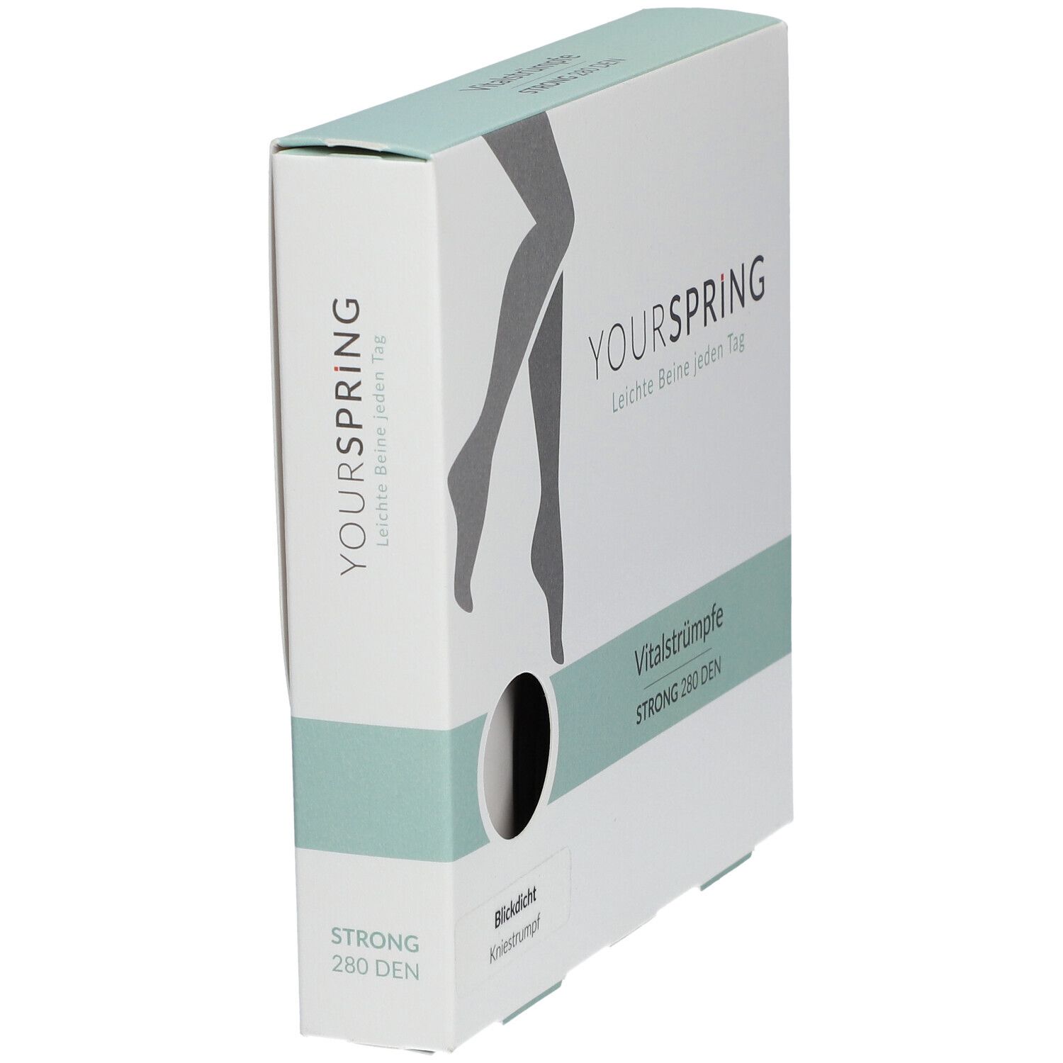 Spring® YOURSPRING STRONG Vital-Kniestrumpf Gr. 38/39 schwarz