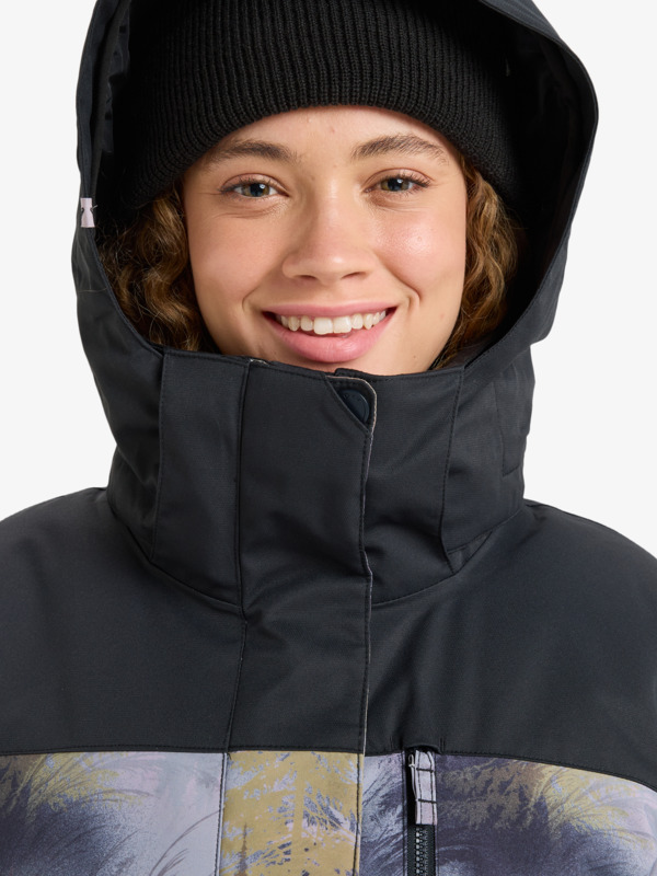 Roxy Jetty Block 10K Veste de snow technique Gris Femme