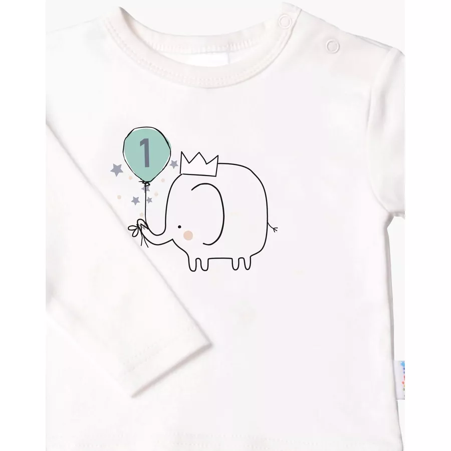 Liliput Langarmshirt Elefant 1 ecru