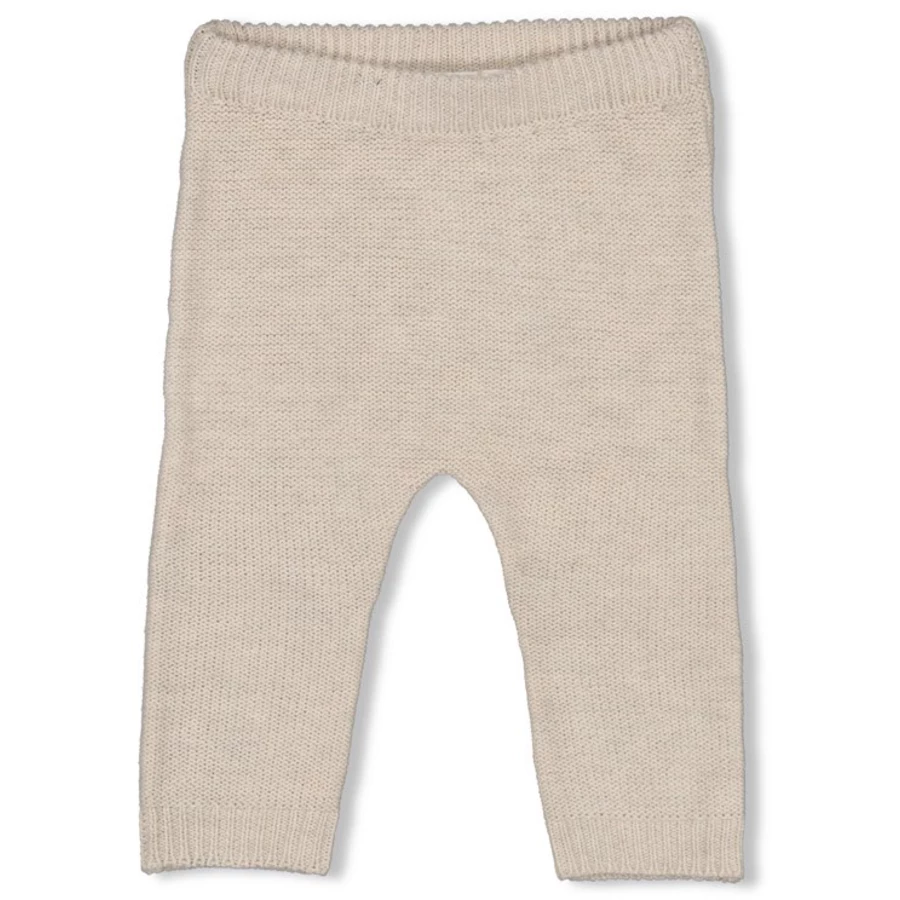 Feetje Strickhose Little Duck Taupe melange