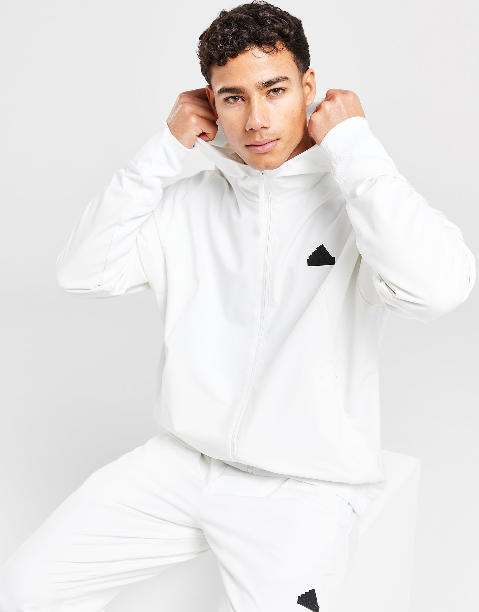 adidas Veste de survêtement à capuche zippée toile Z.N.E.