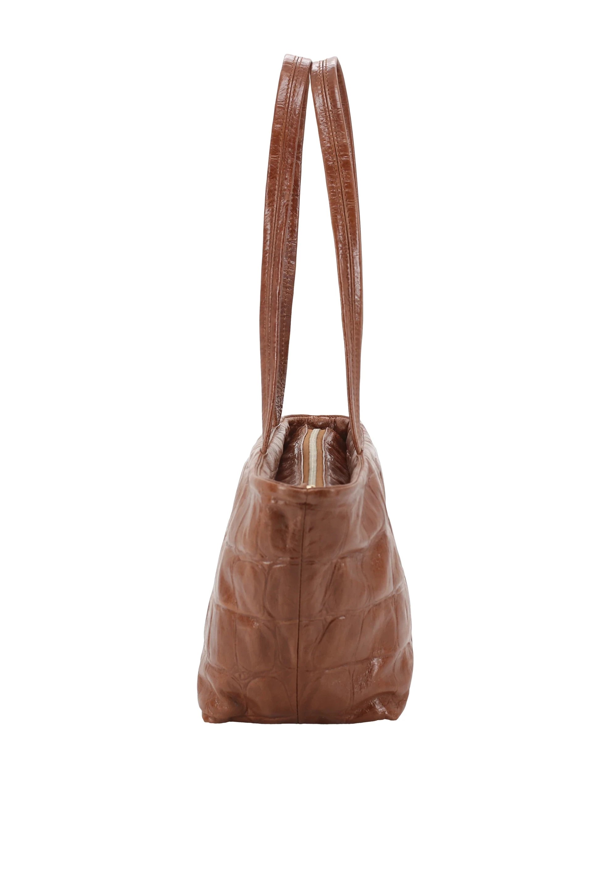shopper ALBA Leather Maxi Cocco Standard