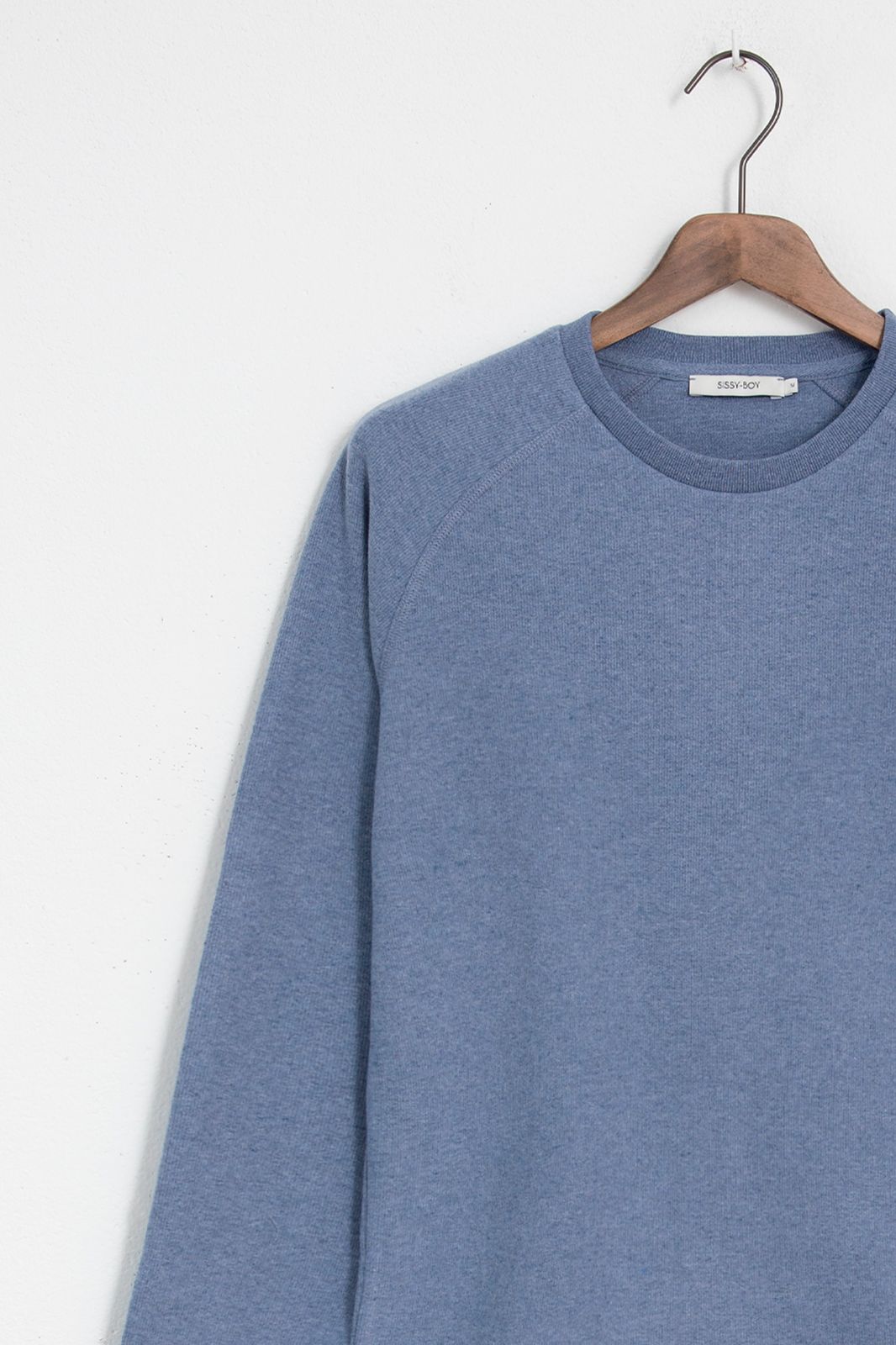 Raglan light sweater blauw