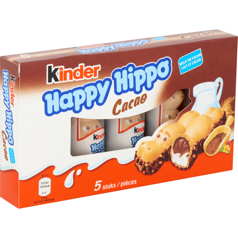 Kinder Happy hippo biscuit cacao