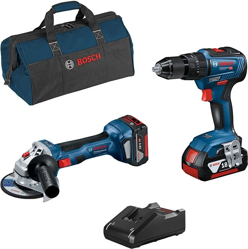 BOSCH KIT GSB 18V-55   GWS 18V-7