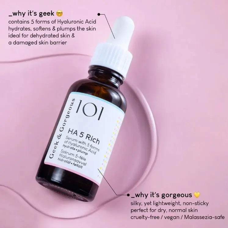 HA 5 Rich 5 forms of Hyaluronic Acid Serum
