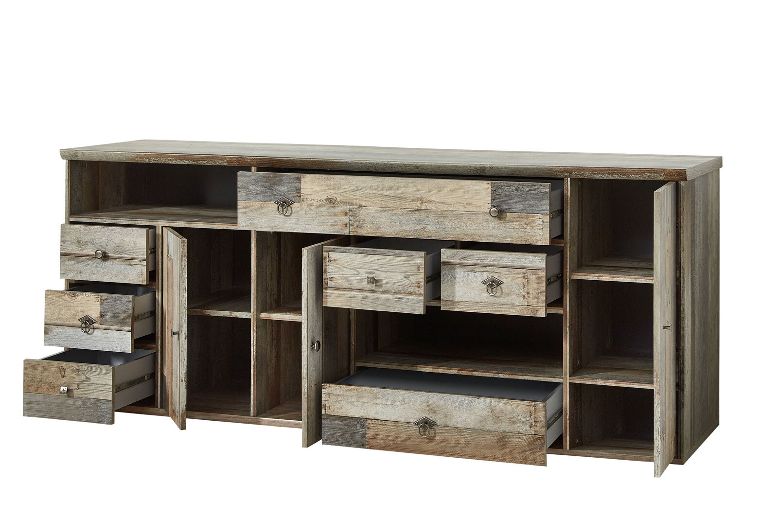 Sideboard Bonanza Driftwood Nachbildung ca. 194 x 80 x 49 cm