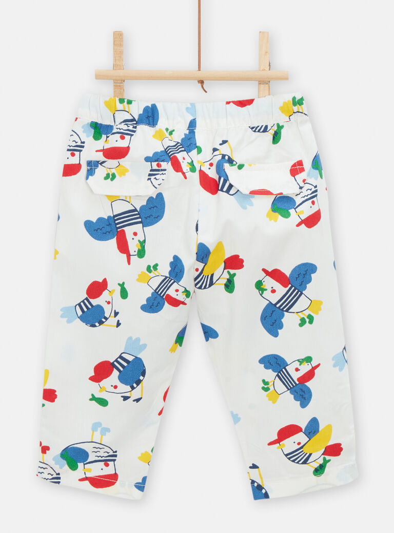 Pantalon à motif oiseau pour bébé garçon