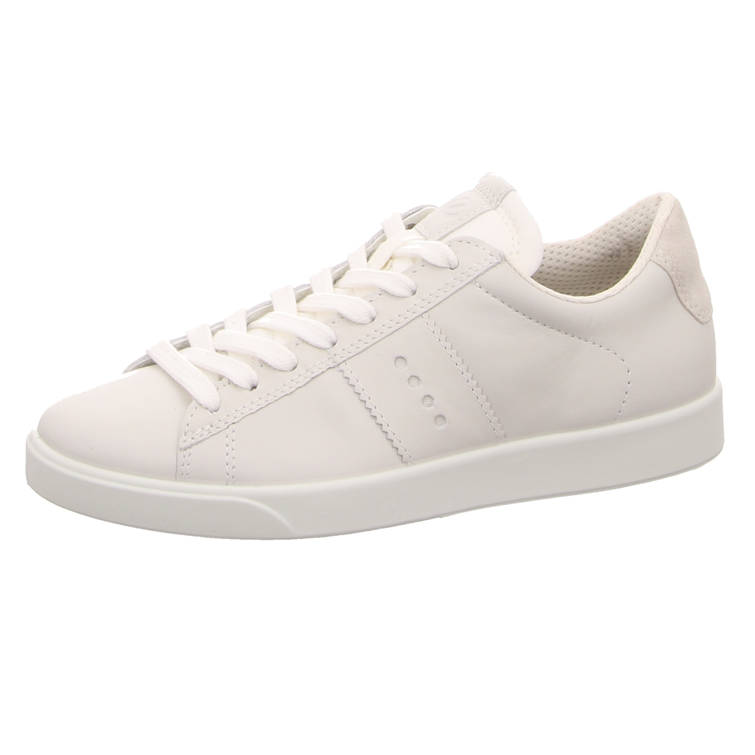 Ecco Schnürhalbschuh weiss/weiss kombi