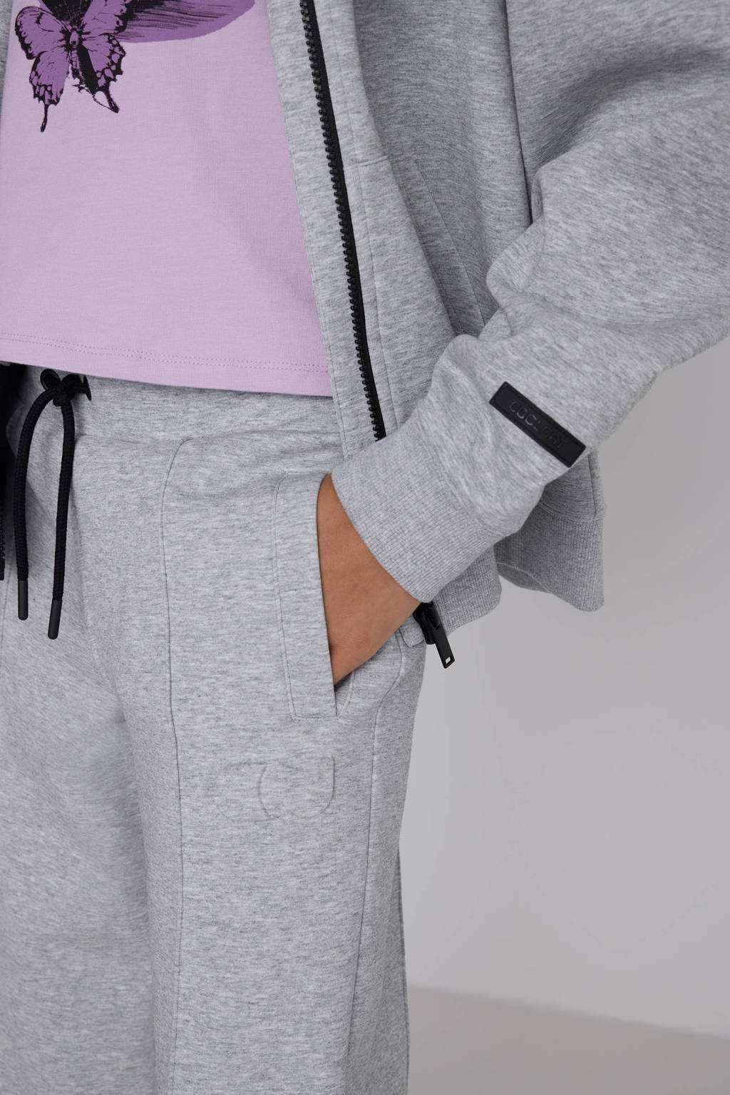 Coolcat Unisex Wide Leg Joggingbroek Misha met Plooi