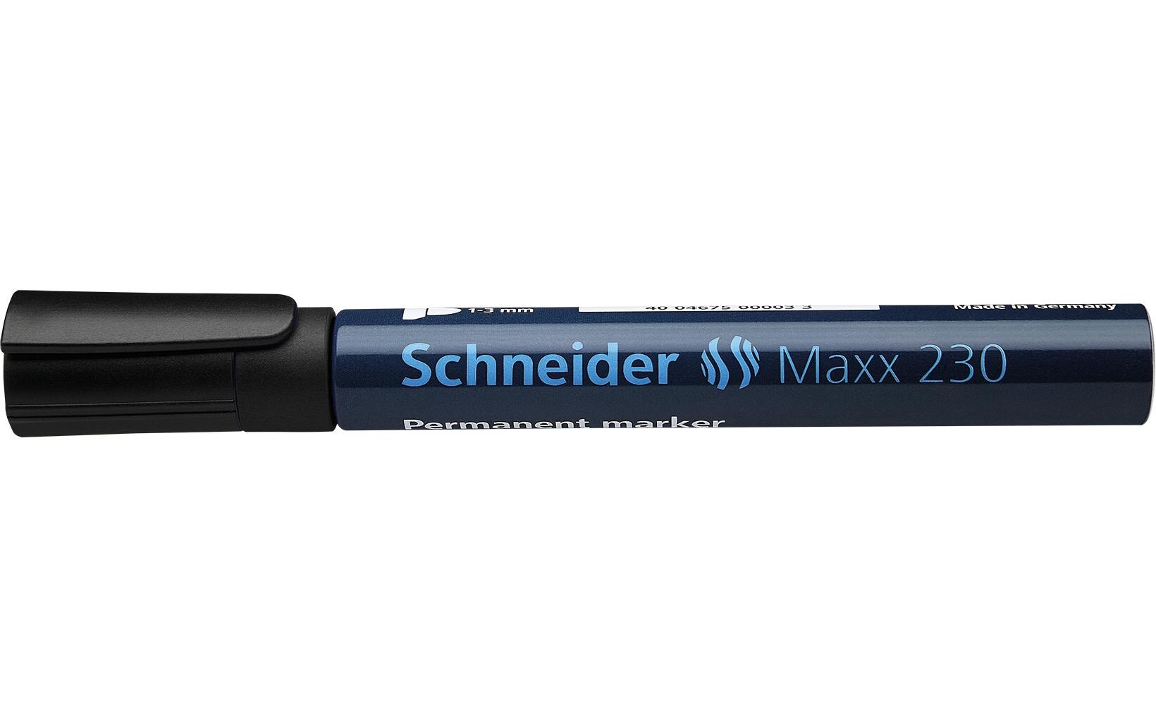 Permanent-Marker Maxx 230 SchwarzPermanentmarker mit Rundspitze in Schwarz