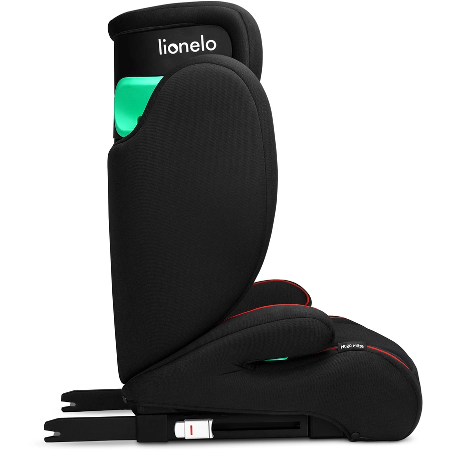 lionelo Kindersitz Hugo i-Size Sporty Black Red