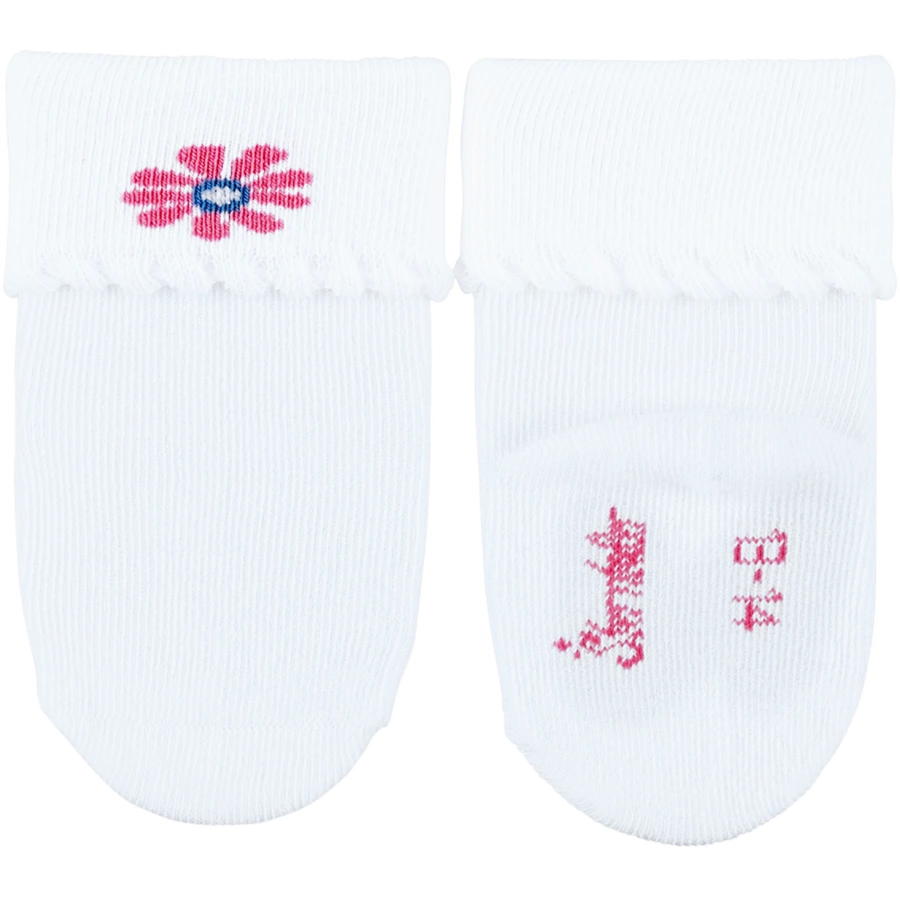 Sterntaler Baby-Söckchen Schmetterling, 3er-Pack weiss