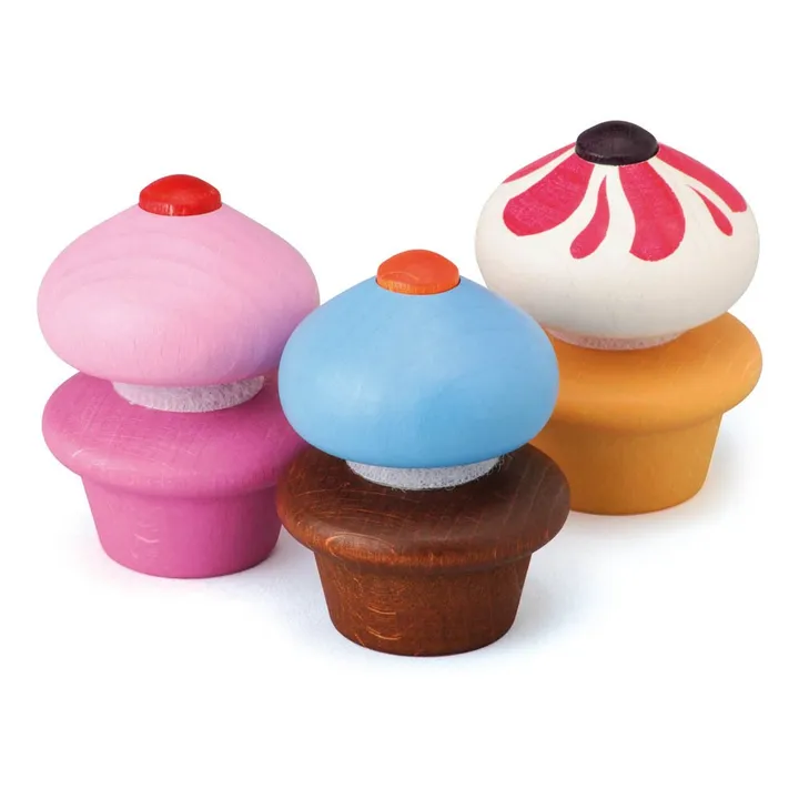 Erzi Cupcakes à assembler - Set de 3