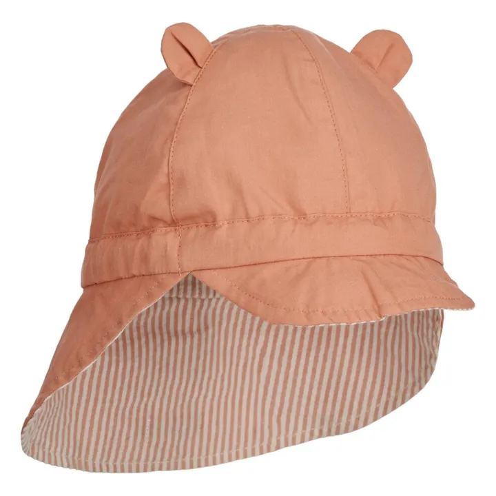 Liewood Chapeau Anti-UV Reversible Coton Bio Gorm | Vieux Rose