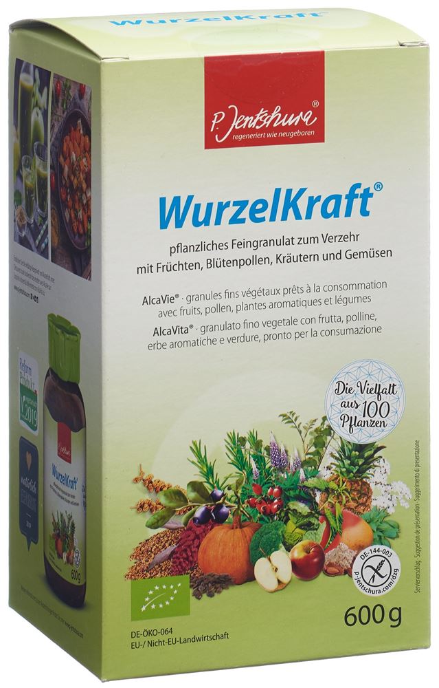 JENTSCHURA WurzelKraft<br>600 g, Granulat, Feingranulat Bio