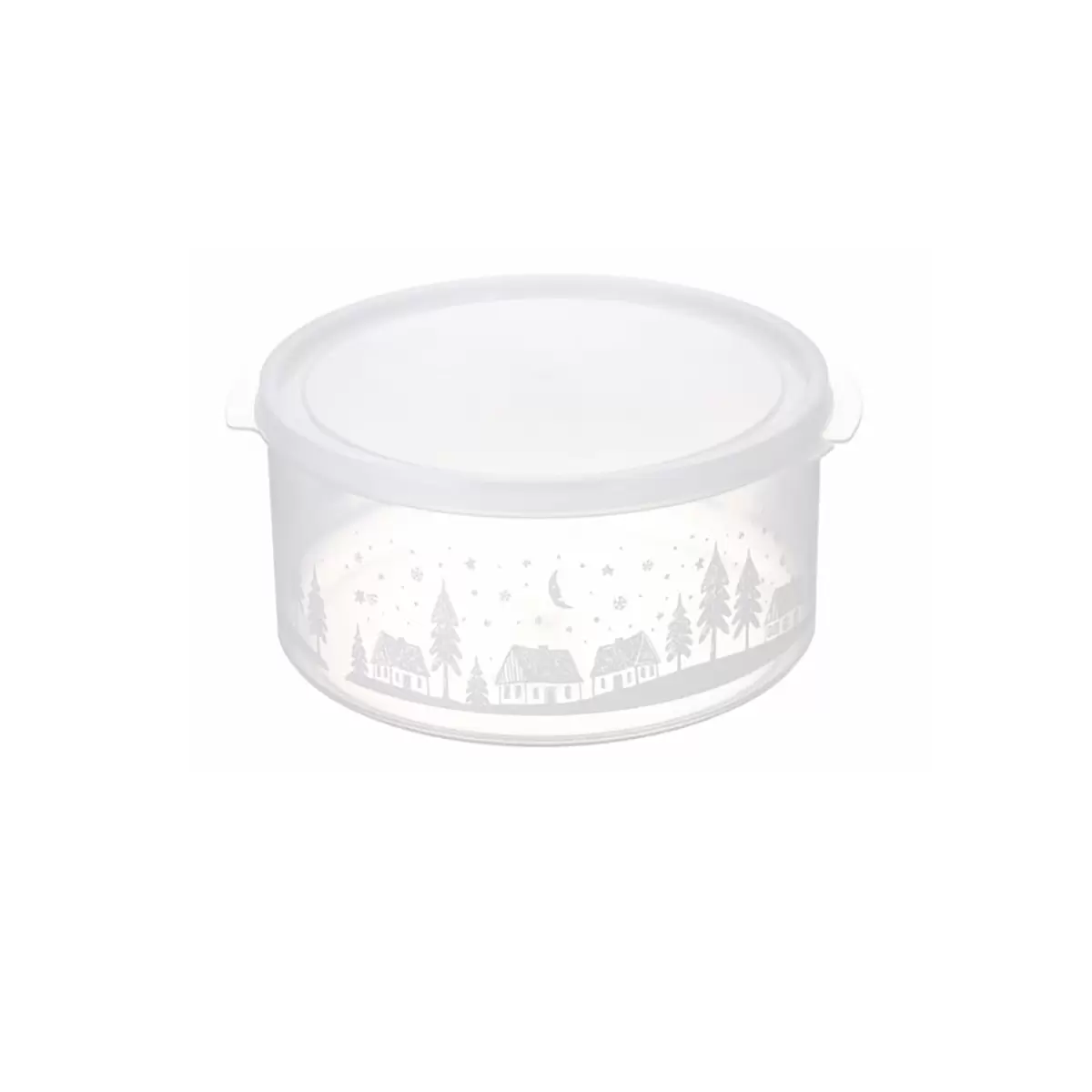 Keksdose Merry Christmas beige,braun,rot,silber,transparent