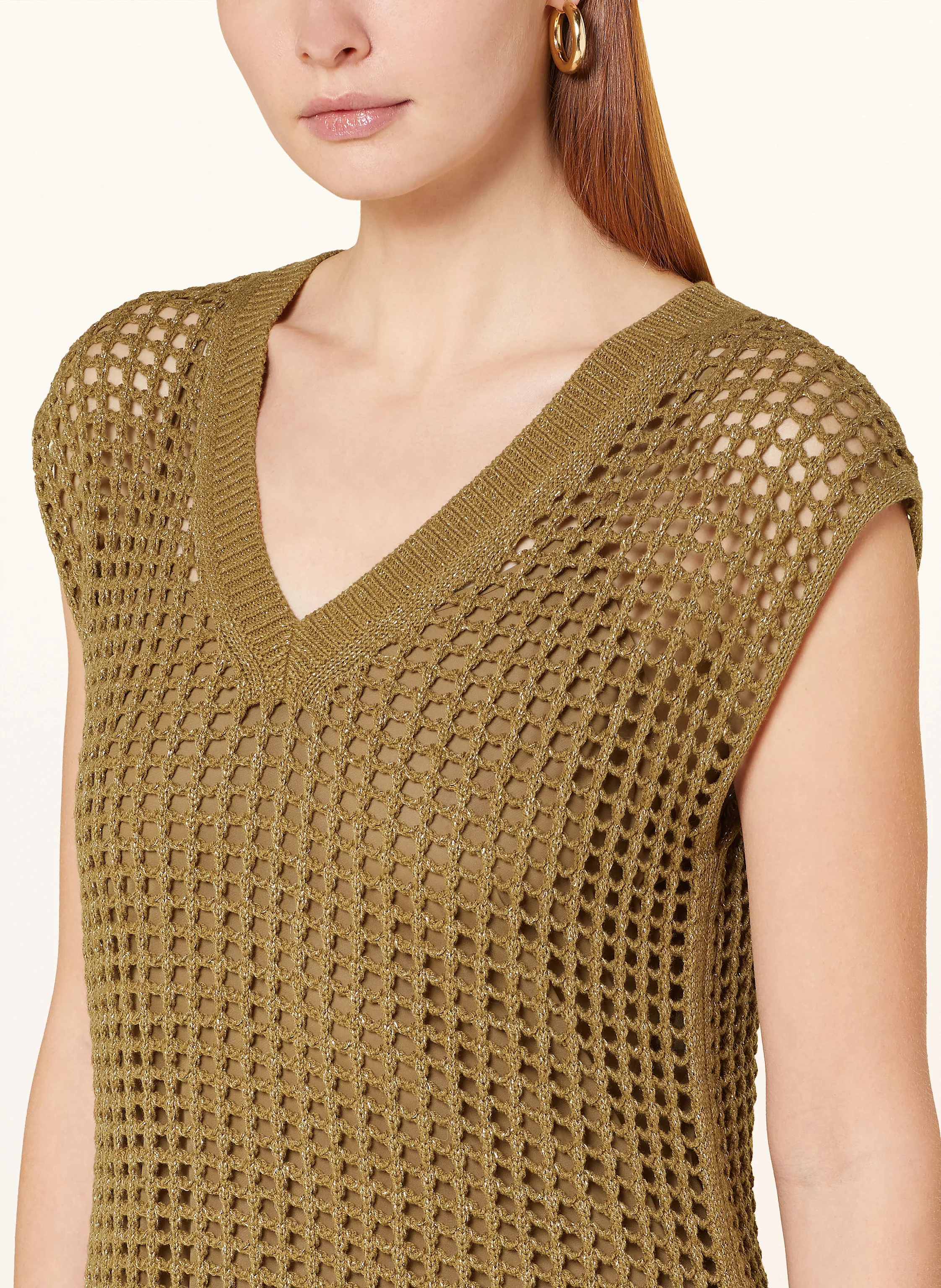 darling harbour Strickkleid mit Glitzergarn