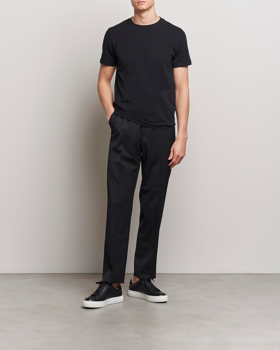 Filippa K Soft Lycra Tee Black
