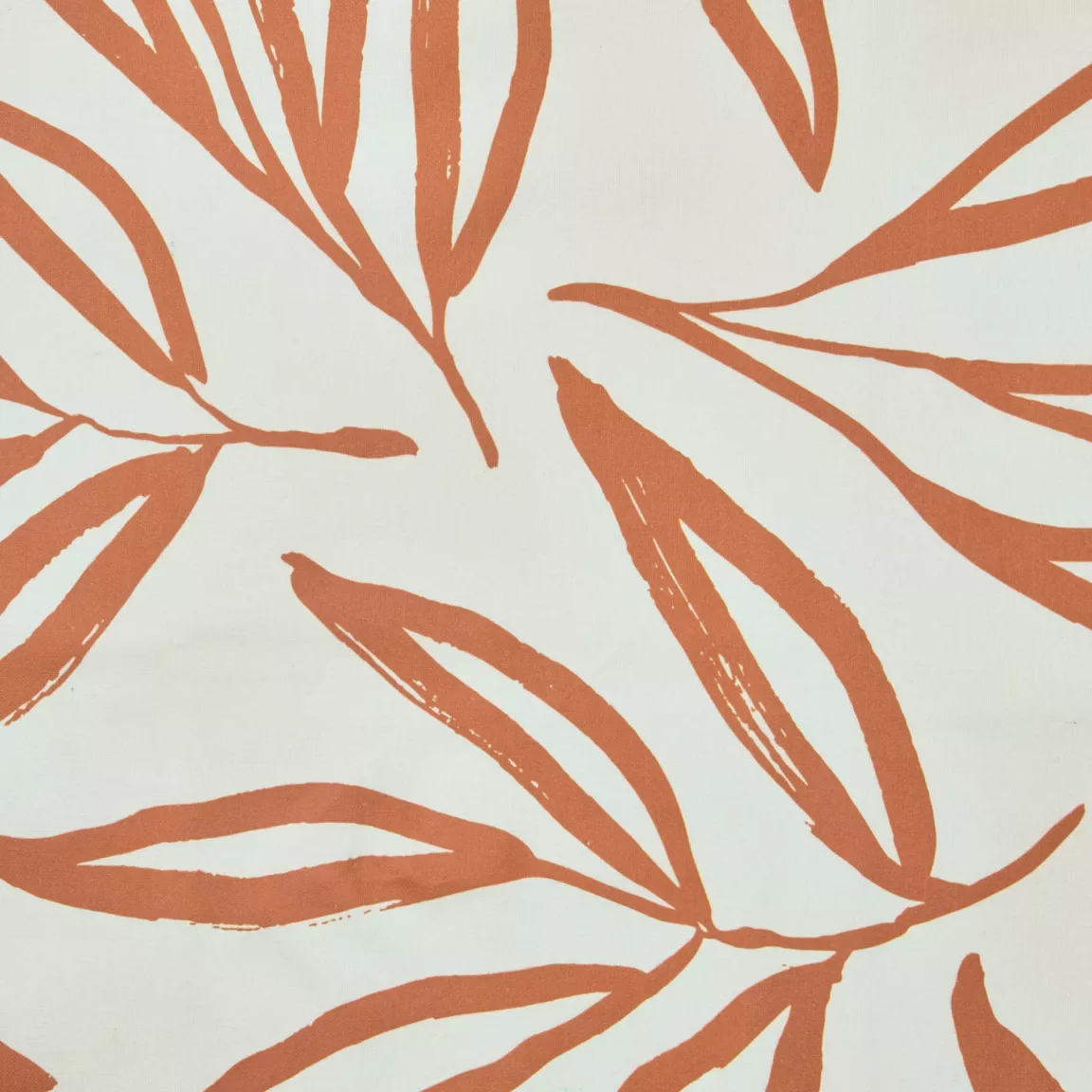 Nappe rectangulaire coton enduit (150 x 250 cm) Galice Terracotta