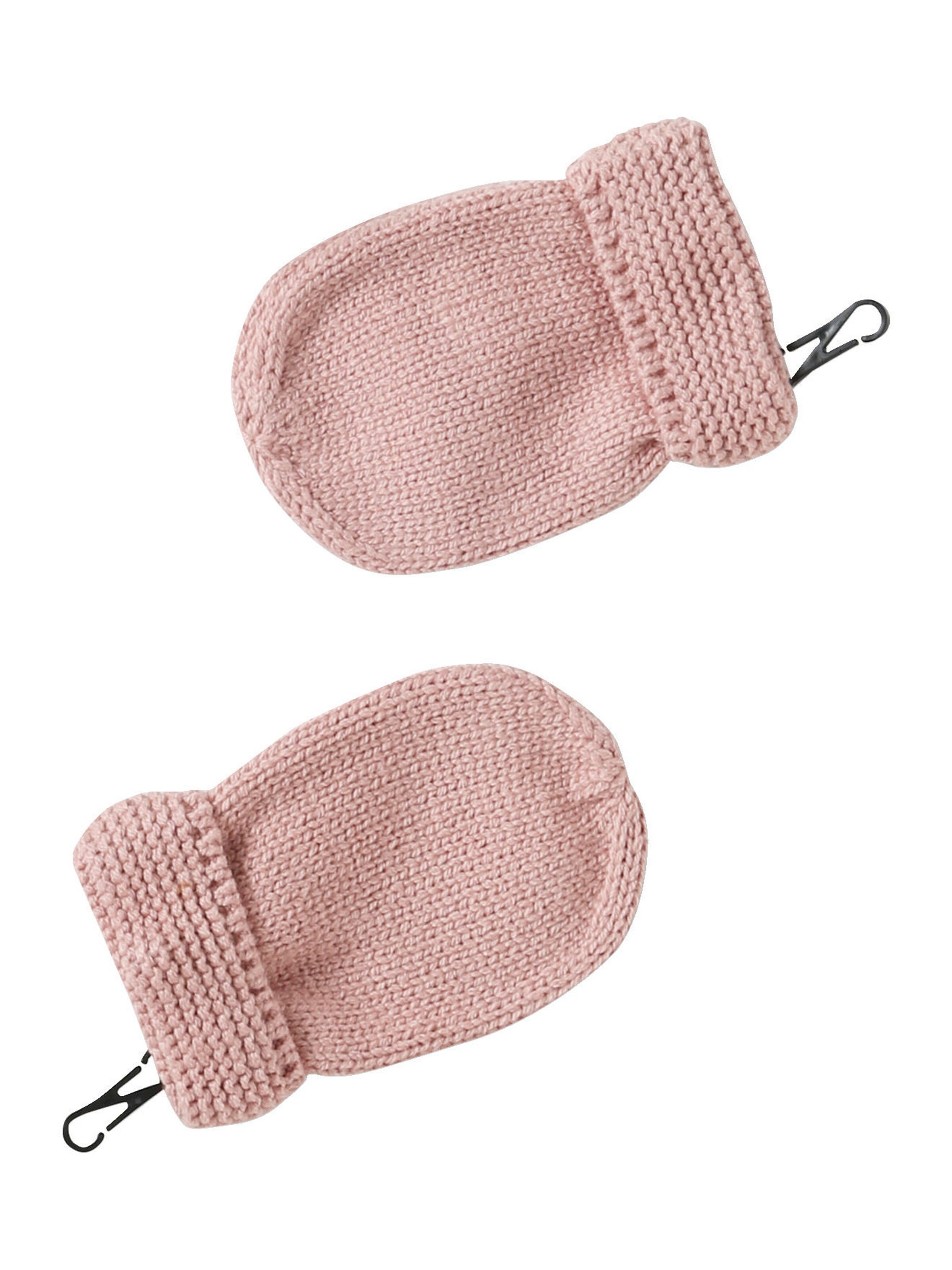 Vertbaudet Mädchen Baby-Set: Mütze, Rundschal & Fäustlinge BASICS pudrig rosa