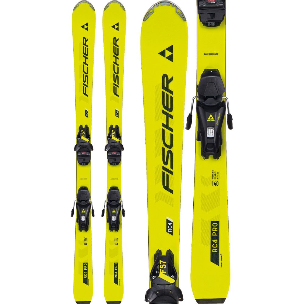 Fischer RC4 PRO 23/24 Kinderski inkl. FS 4 GripWalk CA JRS Bindung (110-130cm)