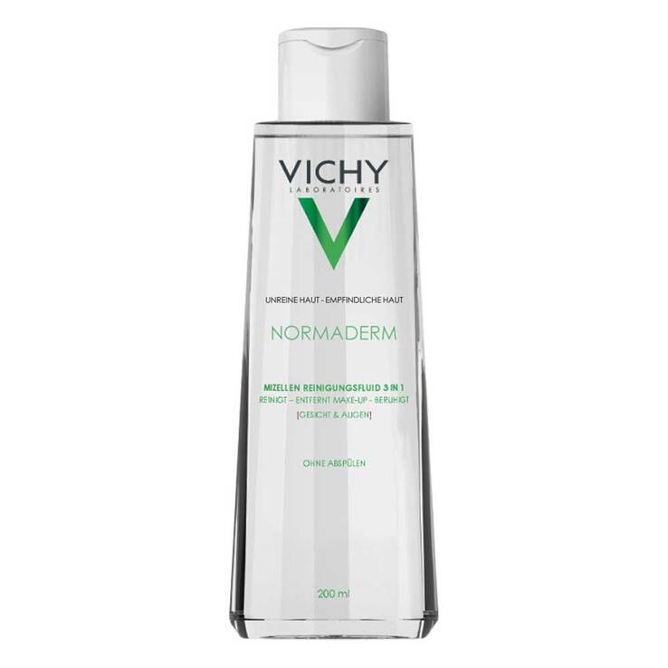 Vichy Normaderm Reinigungsfluid mit Mizellen-Technologie 3in1, 200 ml