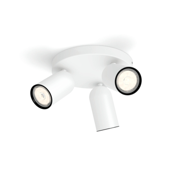 Philips triospot Pongee wit