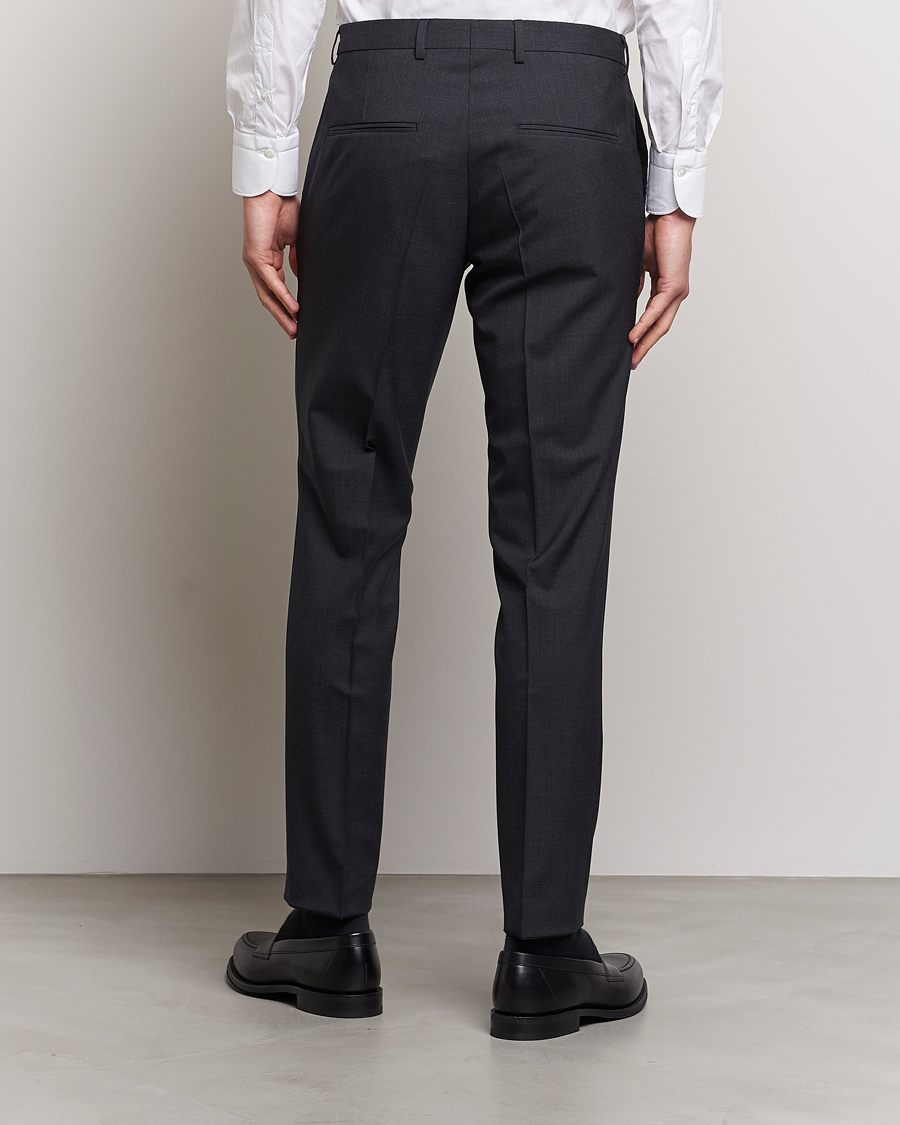 Oscar Jacobson Denz Wool Trousers Grey