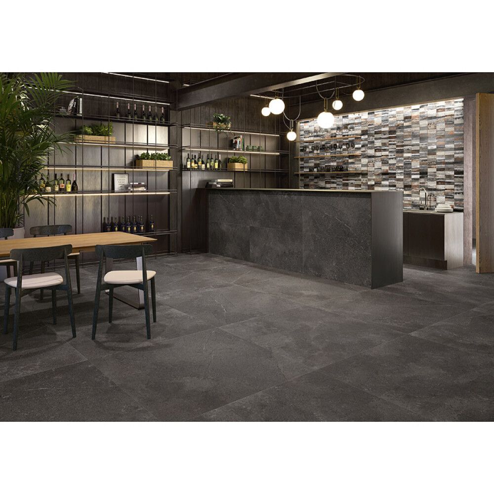 FLIS GOTLAND ANTRASITT 25X25CM 1,06M²/KRT