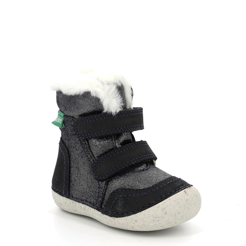Kickers Kickers Sosnowkro Fourrées Marine Brillant