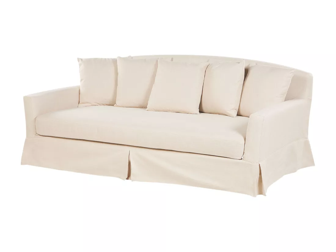 Housse de canapé 3 places GILJA Beige