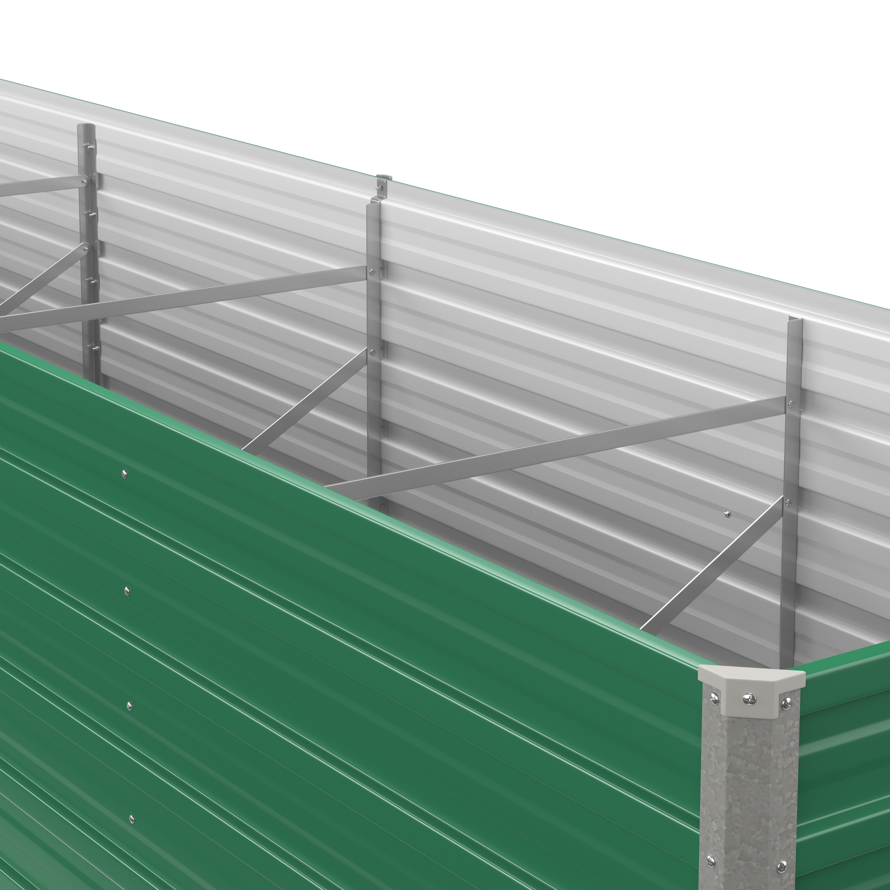 Hochbeet Stahl 320 x 80 x 77 cm