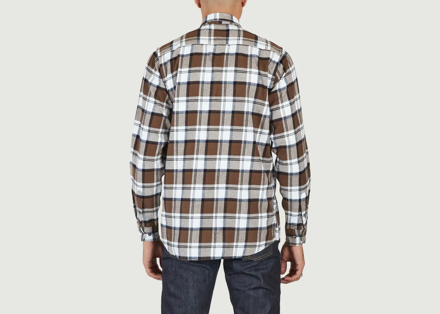 Chemise Anton en flanelle brossée à carreaux Norse Projects
