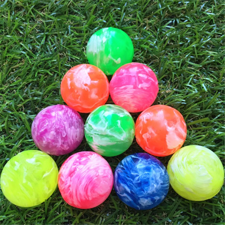 (100er Set) Ø25mm Gummi Ball Bouncing Hüpfball Spielzeug Mitgebsel Flummi - Assortiert