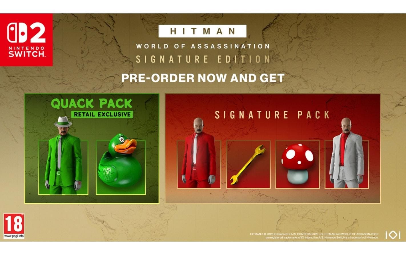 Spielesoftware »GAME HITMAN World of Assassination (Game Key Card)« Nintendo Switch 2