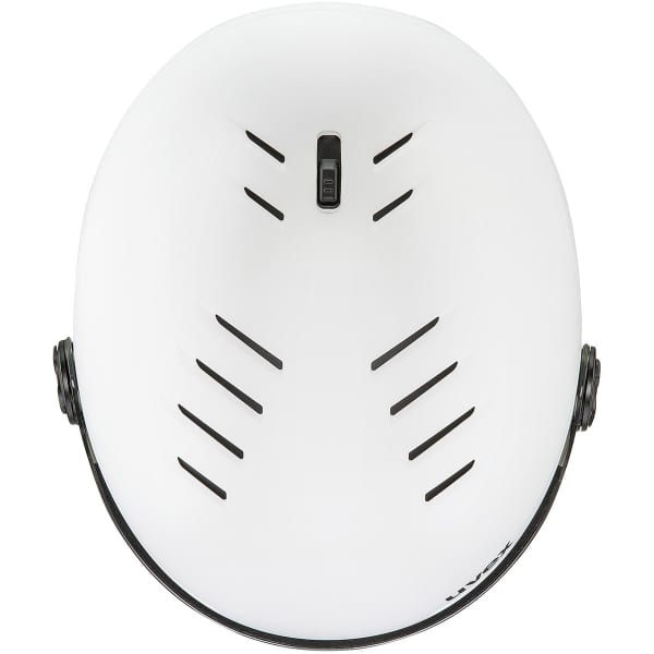 Casque de ski UVEX WANTED VISOR PRO V WHITE MATT