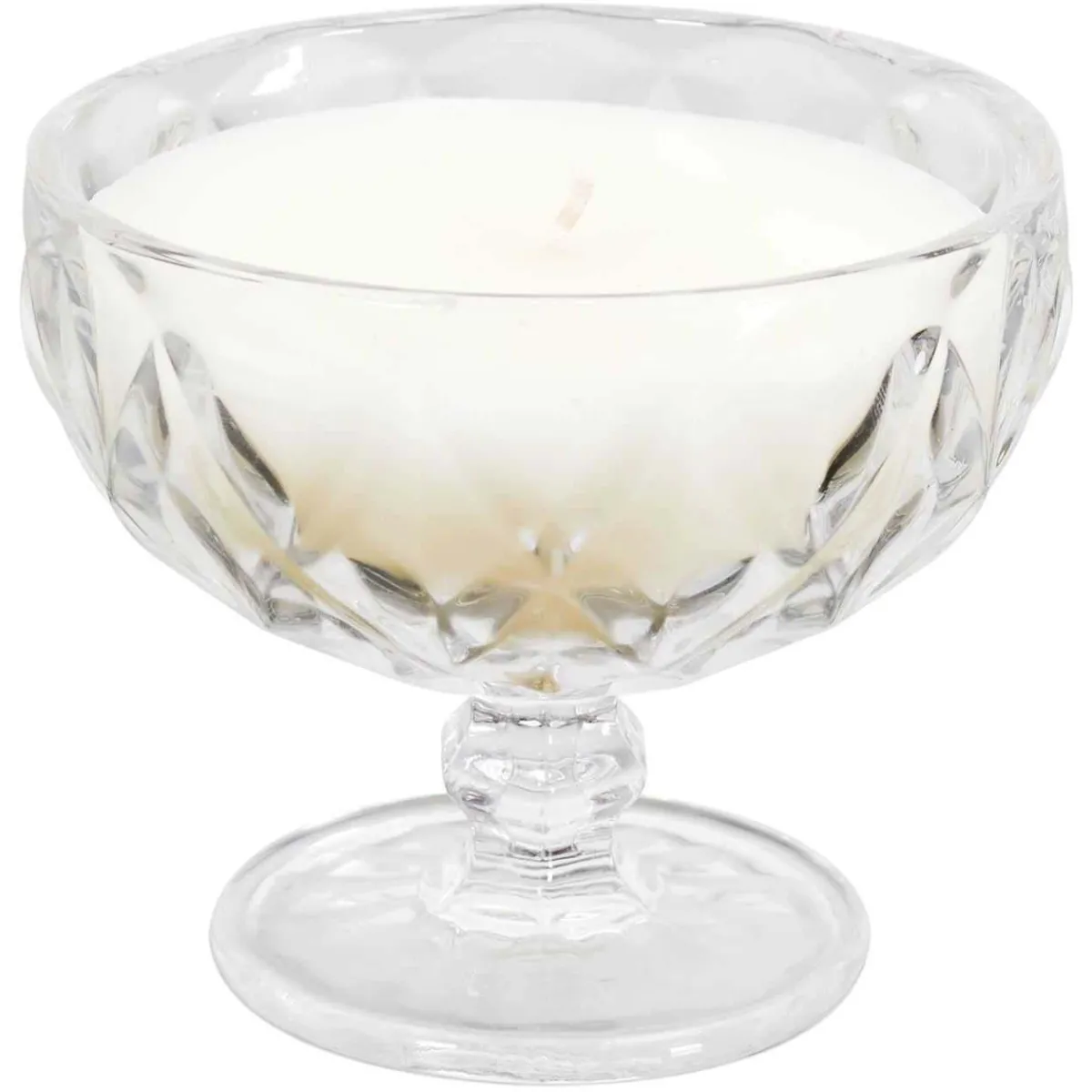 The Home Deco Factory the_home_deco_factory Bougie Parfumée Iris - Coupelle Verre 12 cm
