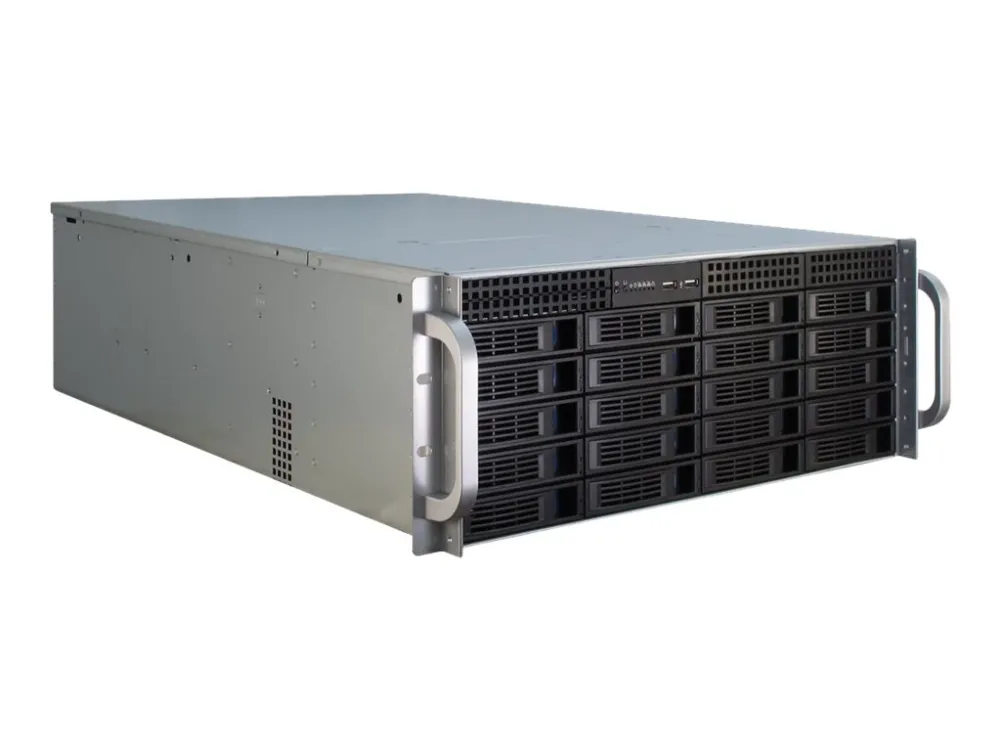Inter-Tech IPC 4U-4420 - Rack-monterbar - 4U - SSI EEB - ingen strømforsyning (ATX) - USB
