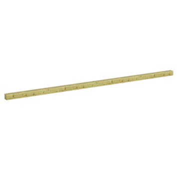 Tuinpaal vierkant vuren ca. 5 x 5 cm, lengte ca. 180 cm