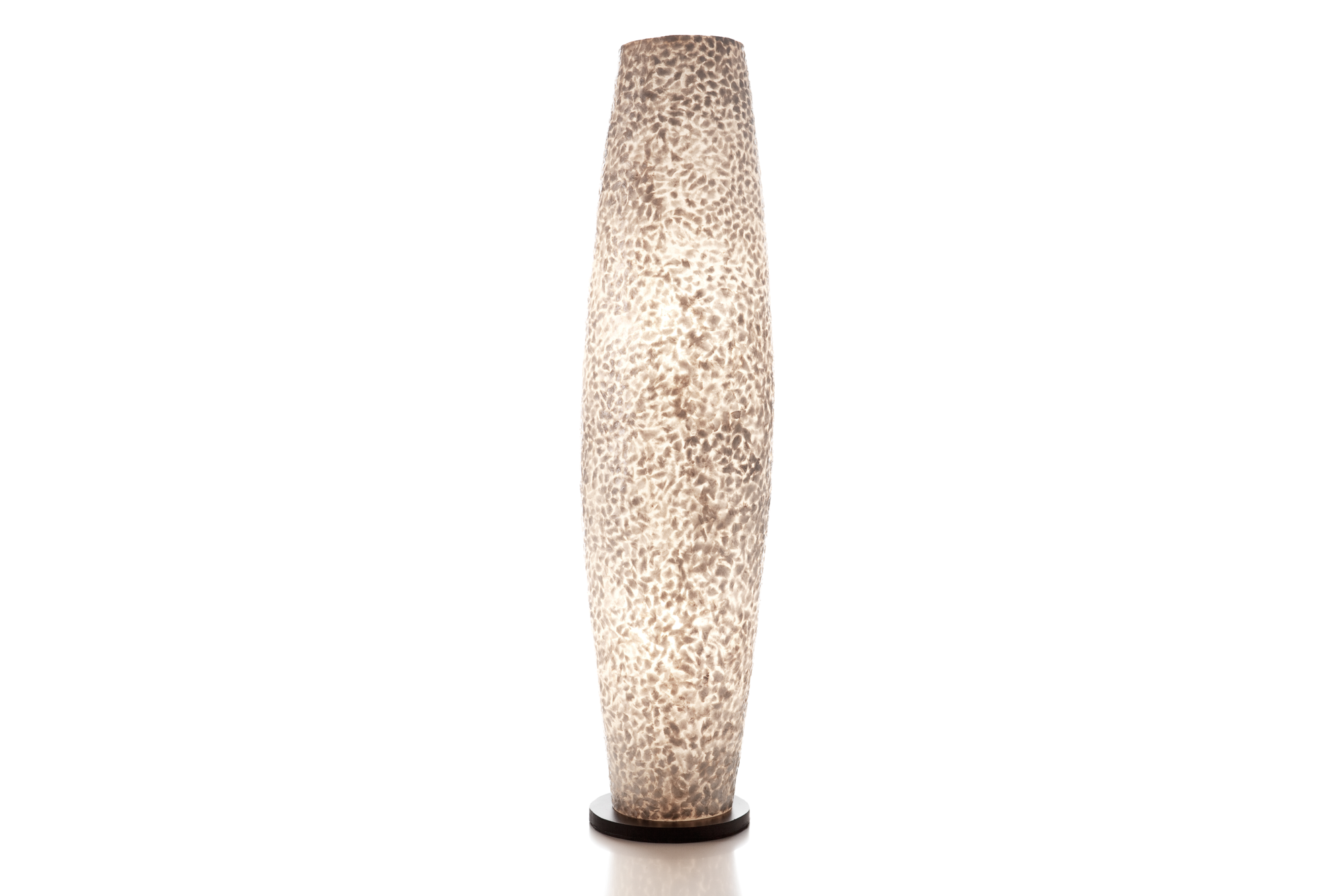 Vloerlamp Cone white capiz 100 cm