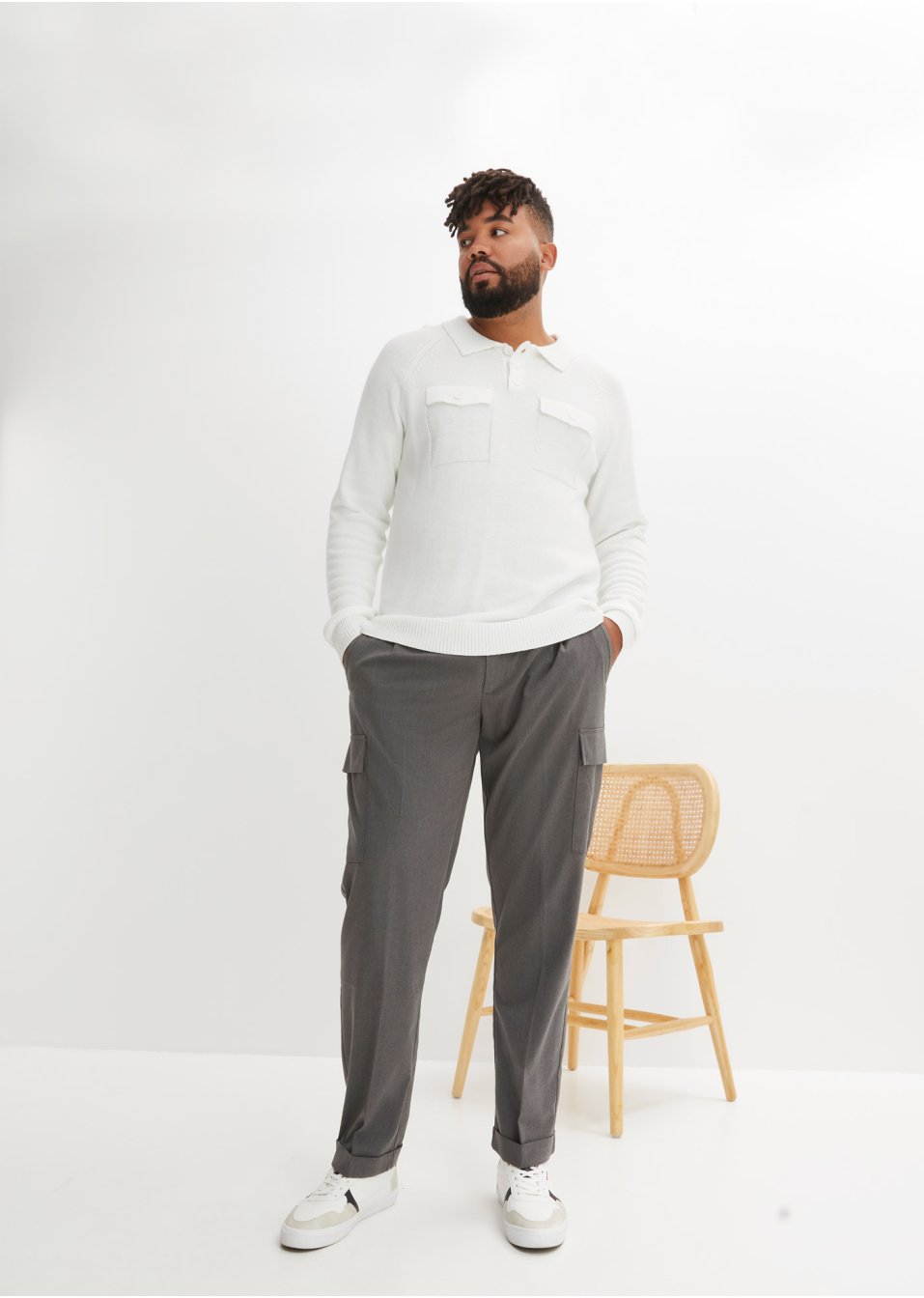 Pull à col polo