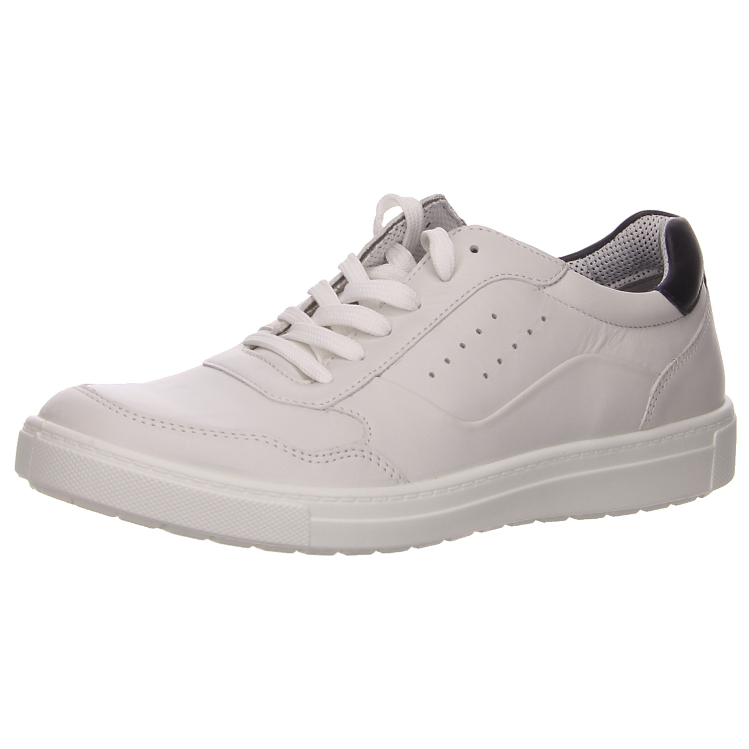 Jomos Schnürhalbschuh offwhite weiss/weiss kombi