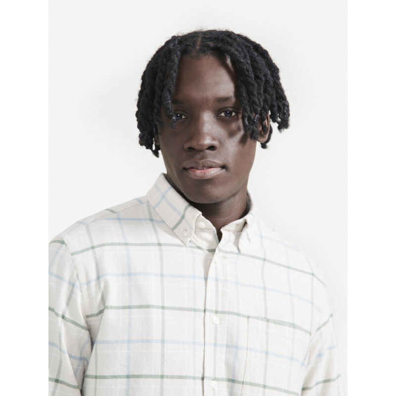 Chemise oxford carreaux avec manches longues - Chemise homme