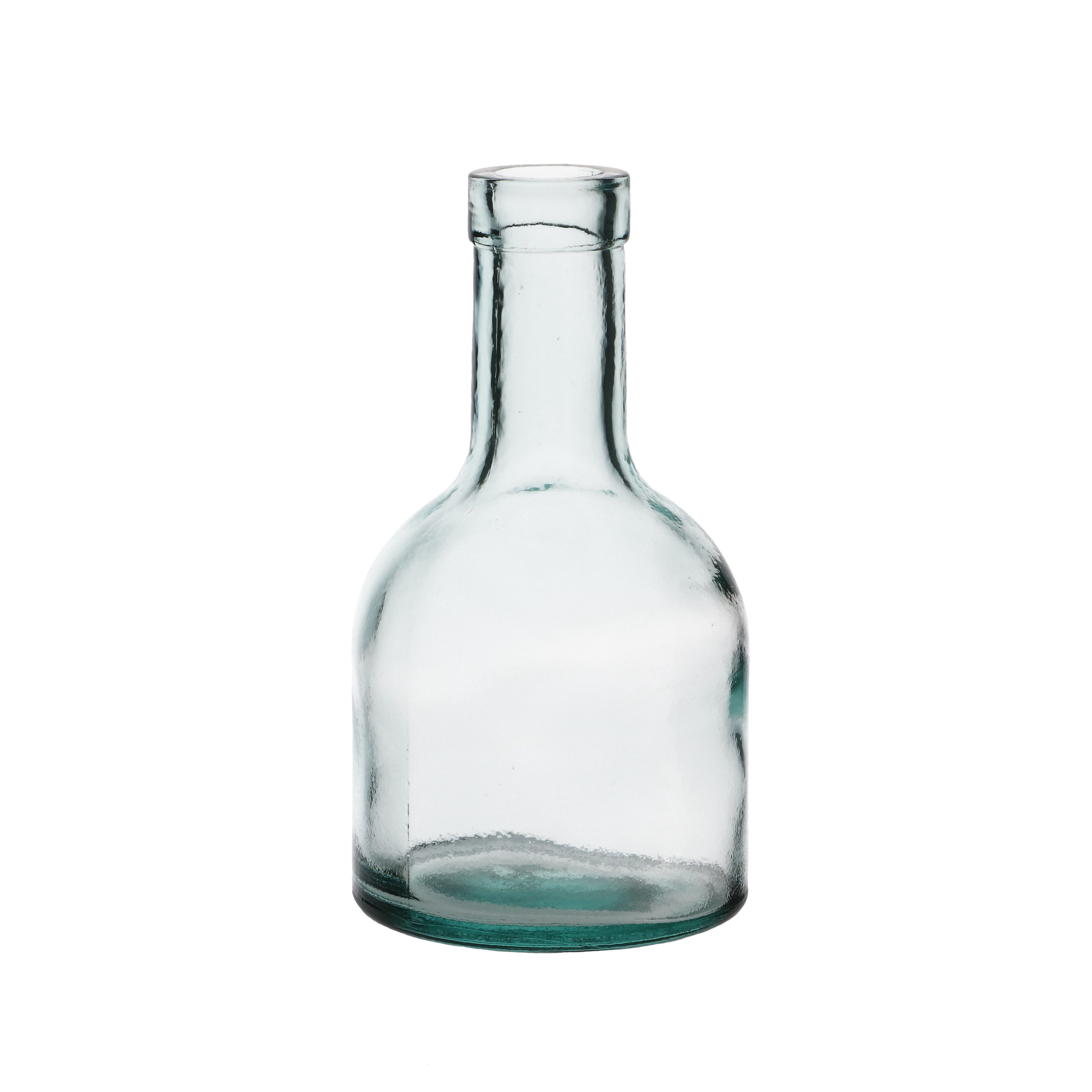 Vaasje van glas, kandelaar, 15 cm