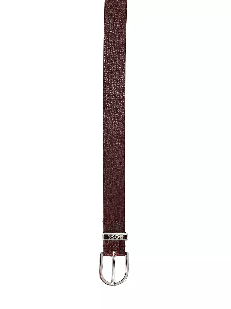 BOSS Ledergürtel SCARLET rot