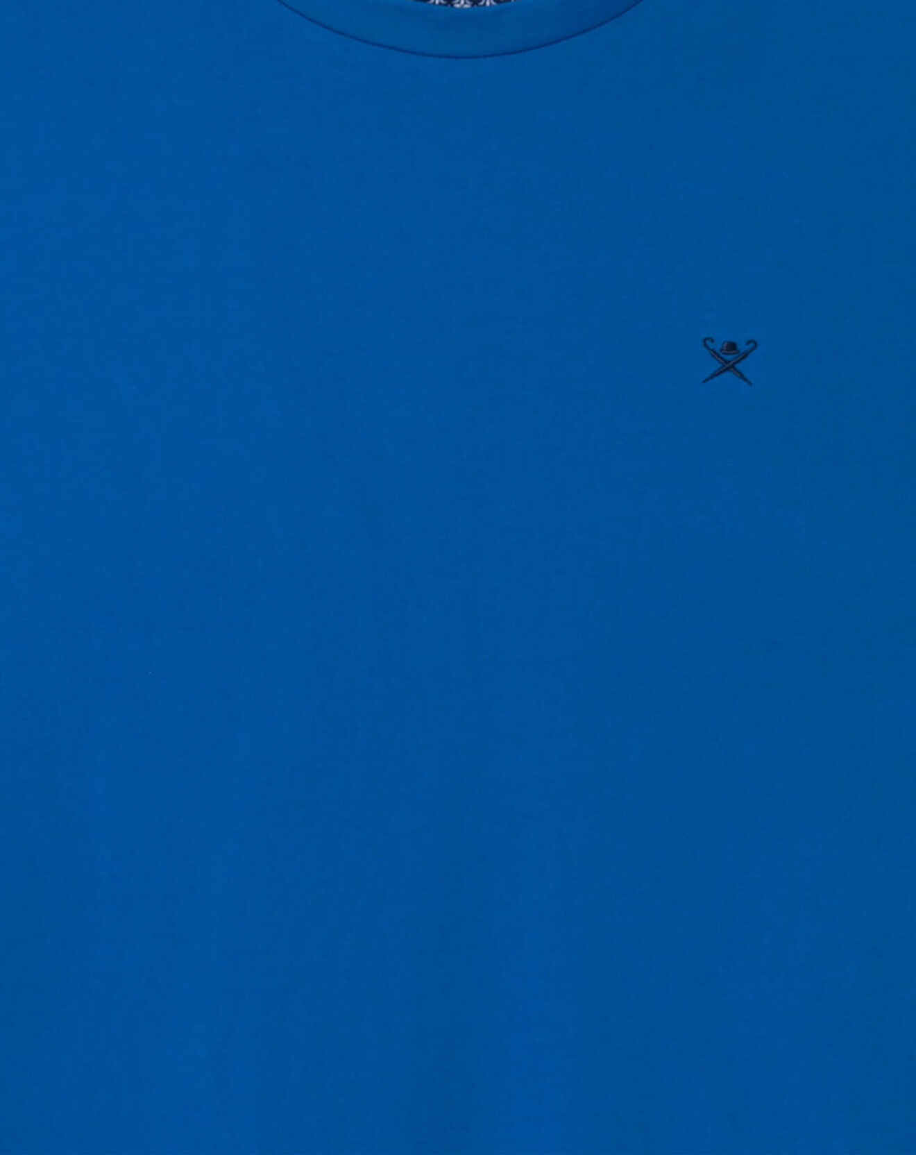 Hackett London T-Shirt Regular Fit uni Yok bleu moyen