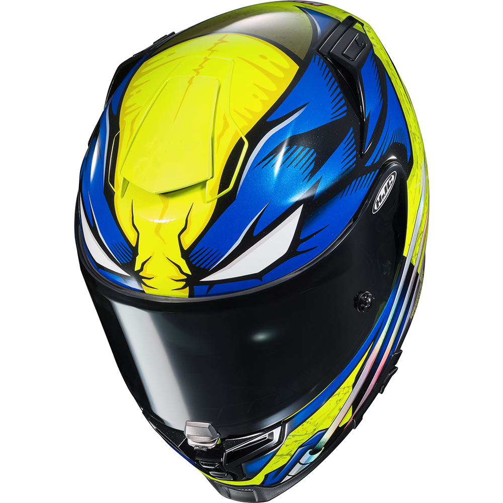 HJC - Casque RPHA 70 Wolverine X-Men Marvel® Jaune / Bleu