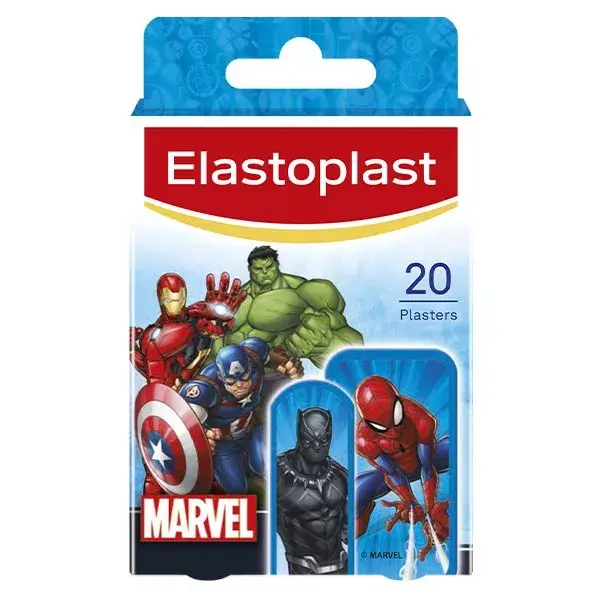 Curativos infantis Elastoplast Disney Vingadores - 20 unidades